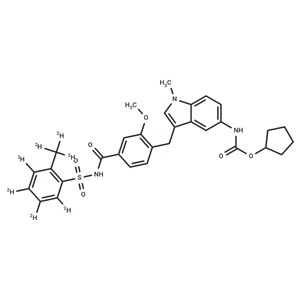 化合物 Zafirlukast-d7|TMIH-0609|TargetMol