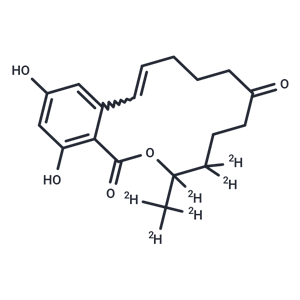 化合物 rac Zearalenone-d6,rac Zearalenone-d6