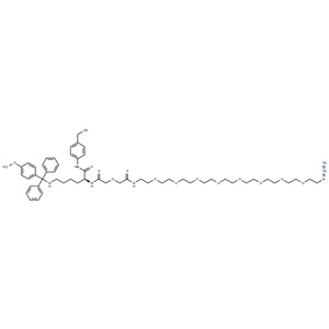 化合物 Lys(MMT)-PAB-oxydiacetamide-PEG8-N3|T77817|TargetMol