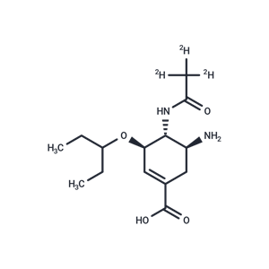 化合物 Oseltamivir-d3 acid|TMIH-0411|TargetMol