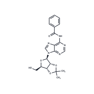 化合物 N6-Benzoyl-2',3'-isopropylidene adenosine|TNU1341|TargetMol