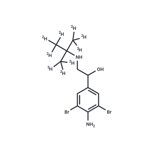 化合物 Brombuterol-d9|TMIH-0125|TargetMol