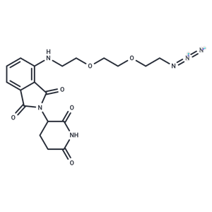 化合物Pomalidomide 4'-PEG2-azide|T9387|TargetMol