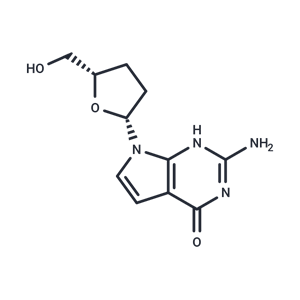 化合物 7-Deaza-2',3'-dideoxyguanosine|T60371|TargetMol