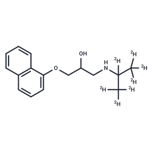 化合物 rac-Propranolol-d7|TMIH-0480|TargetMol