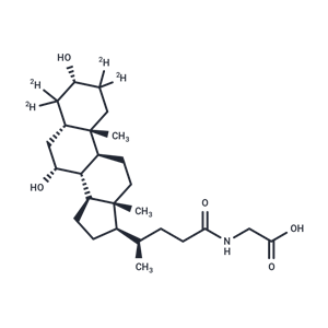 化合物 Glycochenodeoxycholic Acid-d4|TMIH-0254|TargetMol