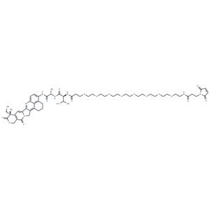 化合物 Mal-PEG8-amide-Val-Ala-(4-NH2)-Exatecan|T77842|TargetMol