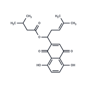 異戊酰紫草素,Isovalerylshikonin