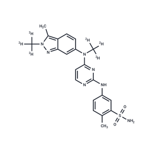 化合物 Pazopanib-d6|TMIH-0421|TargetMol