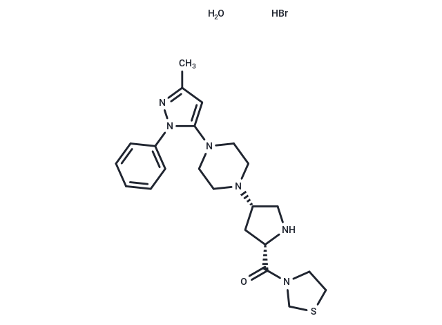 化合物 Teneligliptin hydrobromide hydrate,Teneligliptin hydrobromide hydrate