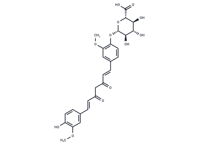 化合物 Curcumin-β-D-glucuronide,Curcumin-β-D-glucuronide