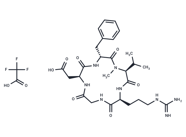 化合物 Cilengitide trifluoroacetate,Cilengitide TFA