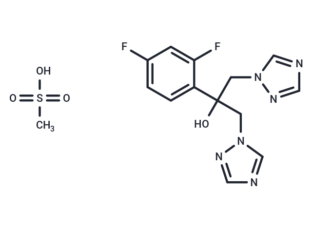 化合物 Fluconazole mesylate,Fluconazole mesylate