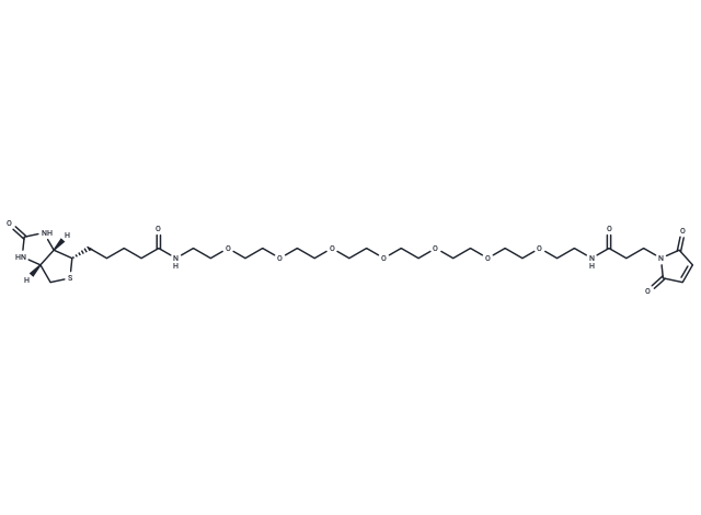 化合物 Biotin-PEG7-Maleimide,Biotin-PEG7-Maleimide