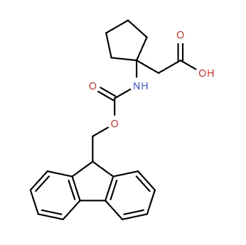 FMOC-1-氨基-環(huán)戊烷乙酸,Cyclopentaneacetic acid, 1-[[(9H-fluoren-9-ylmethoxy)carbonyl]amino]- (9CI)