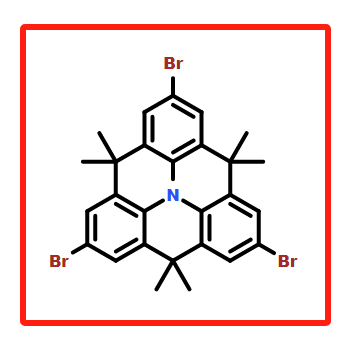 2,6,10-Tribromo-4,4,8,8,12,12-hexamethyl-8,12-dihydro-4H-benzo[9,1]quinolizino[3,4,5,6,7-defg]acridine