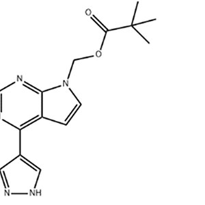 [4-(1H-吡唑-4-基)-7H-吡咯并[2,3-D]嘧啶-7-基]甲基特戊酸酯,[4-(1H-Pyrazol-4-yl)-7H-pyrrolo[2,3-d]pyrimidin-7-yl]methyl pivalate