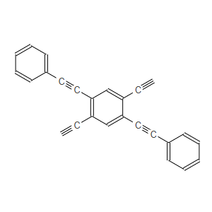 2,5-二乙炔基-1,4-二（苯乙炔基）苯,2,5-DIETHYNYL-1,4-BIS(PHENYLETHYNYL)BENZENE