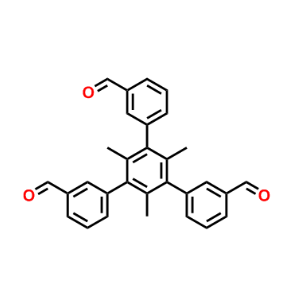 5'-(3-甲?；交?-2',4',6'-三甲基-[1,1':3',1'-三苯基]-3,3'-二甲醛,5-(3-formylphenyl)-2,4,6-trimethyl-[1,1:3,1-terphenyl]-3,3-dicarbaldehyde