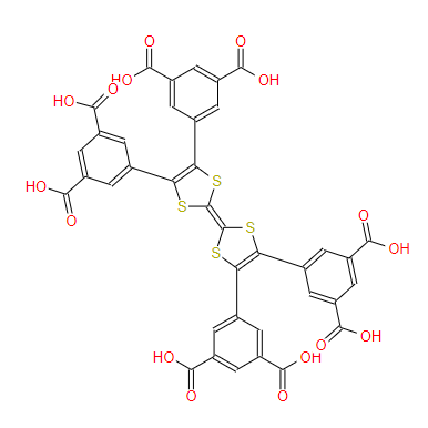 5,5',5'',5'''-([2,2'-bi(1,3-dithiolylidene)]-4,4',5,5'-tetrayl)tetraisophthalic acid,5,5',5'',5'''-([2,2'-bi(1,3-dithiolylidene)]-4,4',5,5'-tetrayl)tetraisophthalic acid