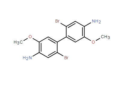 [1,1'-Biphenyl]-4,4'-diamine,2,2'-dibromo-5,5'-dimethoxy-,[1,1'-Biphenyl]-4,4'-diamine,2,2'-dibromo-5,5'-dimethoxy-