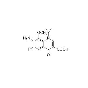 莫西沙星杂质L,7-amino-1-cyclopropyl-6-fluoro-8-methoxy-4-oxo-1,4-dihydroquinoline-3-carboxylic acid