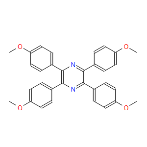 2,3,5,6-四（4-甲氧基苯基）吡嗪,2,3,5,6-TETRAKIS(4-METHOXYPHENYL)PYRAZINE