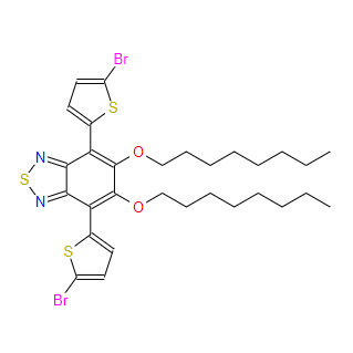 4,7 - 雙(5 - 溴噻吩-2 - 基)-5,6 - 雙(辛氧基)苯并并[C] [1,2,5]噻二唑,4,7-Bis(5-bromothiophen-2-yl)-5,6-bis(n-octyloxy)-2,1,3-benzothiadiazole