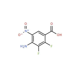 4-氨基-2,3-二氟-5-硝基苯甲酸,4-AMINO-2,3-DIFLUORO-5-NITRO-BENZOIC ACID