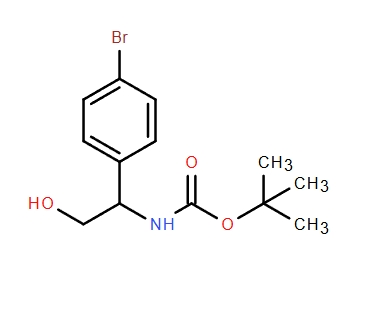 (1-(4-溴苯基)-2-羥乙基)氨基甲酸叔丁酯,TERT-BUTYL N-[1-(4-BROMOPHENYL)-2-HYDROXYETHYL]CARBAMATE