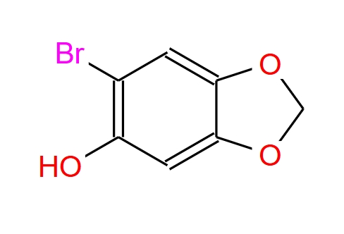 5-溴-6-羥基-1,3-苯并二惡茂,5-Bromo-6-hydroxy-1,3-benzodioxole