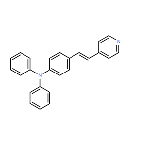 N,N-二苯基-4-(2-(吡啶-4-基)乙烯基)苯胺