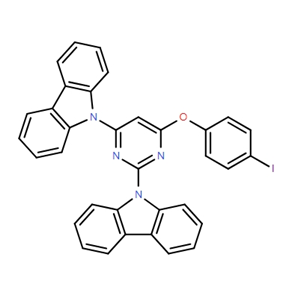 9H-Carbazole, 9,9'-[6-(4-iodophenoxy)-2,4-pyrimidinediyl]bis-