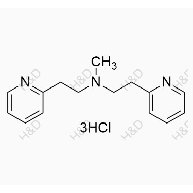 倍他司汀雜質(zhì)8 (三鹽酸鹽）,N-methyl-2-(pyridin-2-yl)-N-(2-(pyridin-2-yl)ethyl)ethanamine hydrochloride