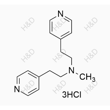 倍他司汀雜質(zhì)10(三鹽酸鹽）,N-methyl-2-(pyridin-4-yl)-N-(2-(pyridin-4-yl)ethyl)ethanamine hydrochloride