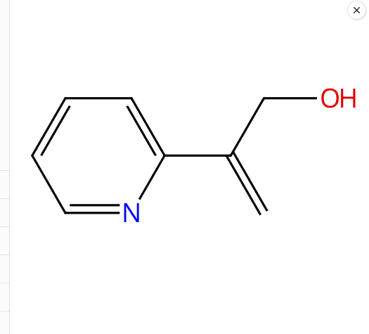 2-(2-吡啶基)-2-丙烯-1-醇,beta-methylenepyridine-2-ethanol