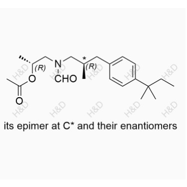 阿莫羅芬EP雜質(zhì)B,(R)-1-(N-((R)-2-methyl-3-(4-(tert-pentyl)phenyl)propyl)formamido)propan-2-yl acetate