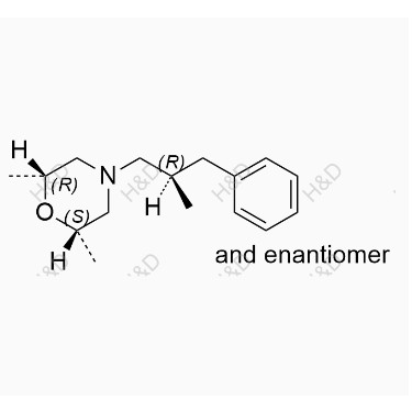 阿莫羅芬EP雜質C,(+/-)-(2R,6S)-2,6-dimethyl-4-((R)-2-methyl-3-phenylpropyl)morpholine