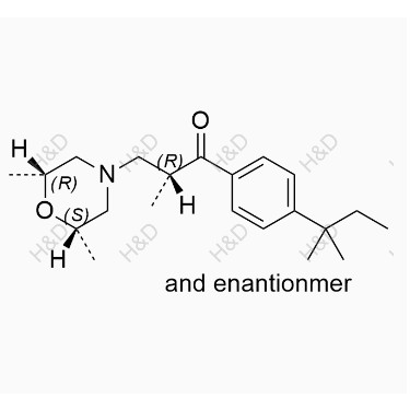 阿莫羅芬EP雜質(zhì)G,(+/-)-(R)-3-((2R,6S)-2,6-dimethylmorpholino)-2-methyl-1-(4-(tert-pentyl)phenyl)propan-1-one