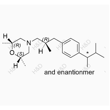 阿莫羅芬EP雜質(zhì)I,(+/-)-(2R,6S)-2,6-dimethyl-4-((2R)-2-methyl-3-(4-(3-methylbutan-2-yl)phenyl)propyl)morpholine