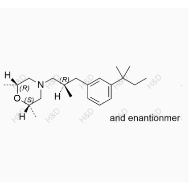 阿莫羅芬EP雜質(zhì)J,(+/-)-(2R,6S)-2,6-dimethyl-4-((R)-2-methyl-3-(3-(tert-pentyl)phenyl)propyl)morpholine