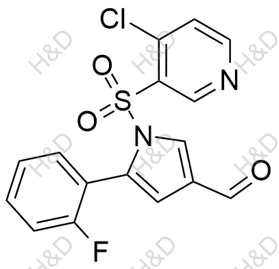 沃諾拉贊雜質(zhì)95,1-((4-chloropyridin-3-yl)sulfonyl)-5-(2-fluorophenyl)-1H-pyrrole-3-carbaldehyde