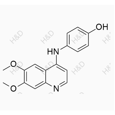 卡博替尼雜質(zhì)A,4-((6,7-dimethoxyquinolin-4-yl)amino)phenol