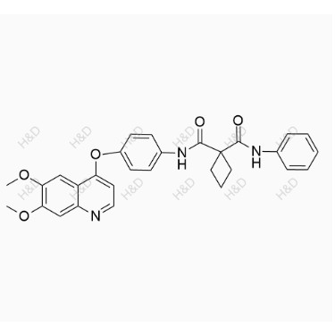 卡博替尼雜質(zhì)I,N-(4-((6,7-dimethoxyquinolin-4-yl)oxy)phenyl)-N-phenylcyclobutane-1,1-dicarboxamide