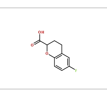 6-氟-3,4-二氫-2H-苯并吡喃-2-甲酸,6-Fluorochromane-2-carboxylic acid