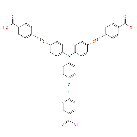 4,4',4''-((次氮基三(苯-4,1-二基))三(乙炔-2,1-二基))三苯甲酸,Benzoic acid, 4,4',4''-[nitrilotris(4,1-phenylene-2,1-ethynediyl)]tris-