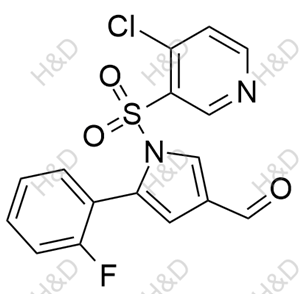 沃諾拉贊雜質(zhì)95,1-((4-chloropyridin-3-yl)sulfonyl)-5-(2-fluorophenyl)-1H-pyrrole-3-carbaldehyde