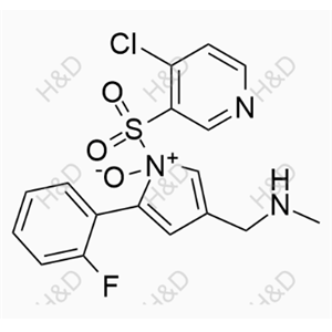 1-((4-chloropyridin-3-yl)sulfonyl)-2-(2-fluorophenyl)-4-((methylamino)methyl)-1H-pyrrole 1-oxide	沃诺拉赞杂质102