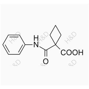 卡博替尼雜質(zhì)R,1-(phenylcarbamoyl)cyclobutanecarboxylic acid