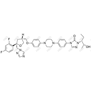 (3R,5R,2R,3R)-posaconazole	(3R,5R,2R,3R)-泊沙康唑	170985-61-2